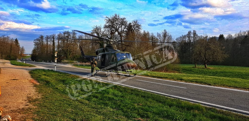Smrt motorista v Žlebiču, 19.4.2020 (vir: Gasilska enota Ribnica)