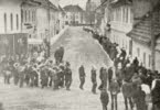 Velikonočna procesija 19. aprila 1924 po Ribniškem trgu