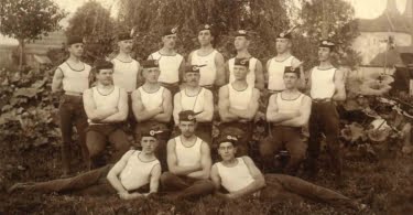 fotografija, Prvi telovadci Ribniškega Sokola, leta 1906