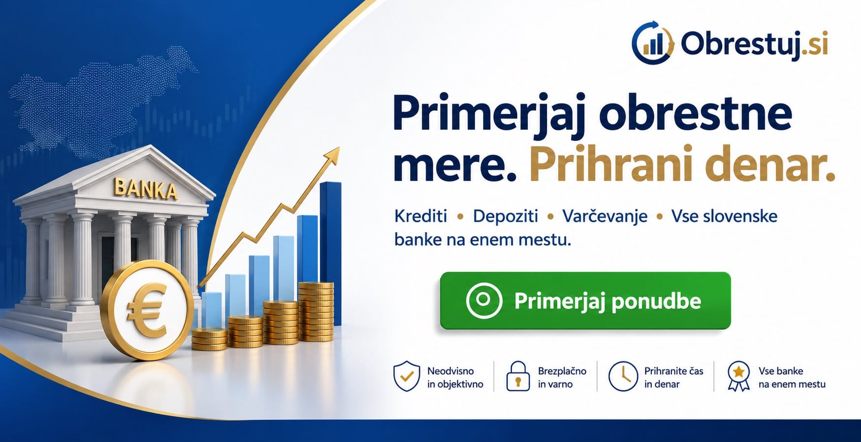 Primerjaj obrestne mere - Obrestuj.si