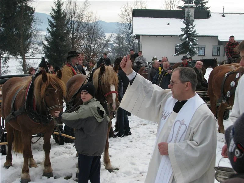 Blagoslov konj v Dolenji vasi 2011