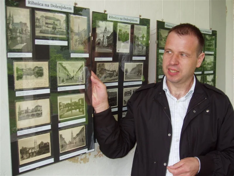 Peter Lesar ob razstavi fotografij